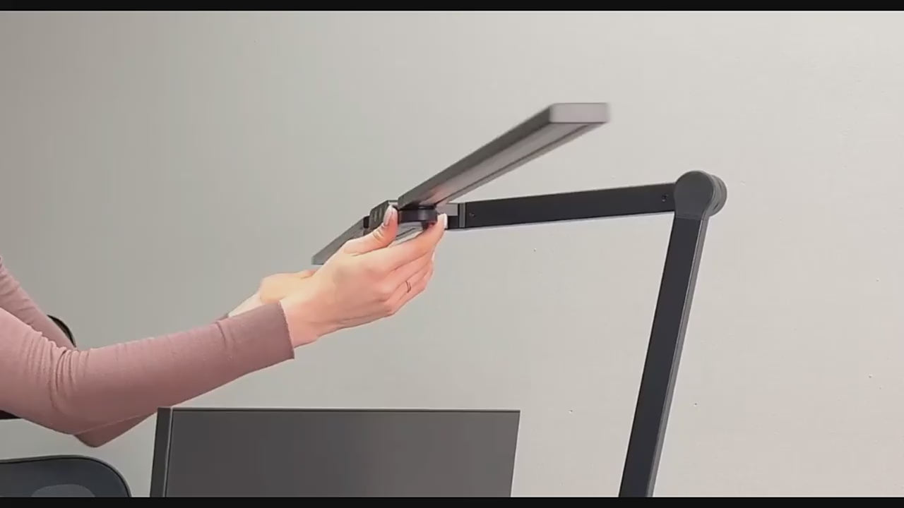 24W Dual-Head Clamp LED Desk Lamp Eye-Caring Designer Light Dimmable for Kids Home Office Study